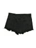 Almost Famous Stars Black Denim Shorts Size 9 - photo 2