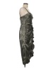 Jonathan Simkhai 100% Polyester Metallic Silver Cocktail Dress Size 6 - photo 4