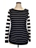 The Limited Stripes Black Pullover Sweater Size XL - photo 1