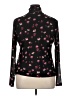 POPSUGAR Floral Black Long Sleeve Blouse Size XL - photo 2