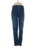 Ann Taylor LOFT Solid Blue Jeans Size 4 - photo 1