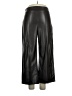 Zara Black Brown Leather Pants Size XL - photo 1