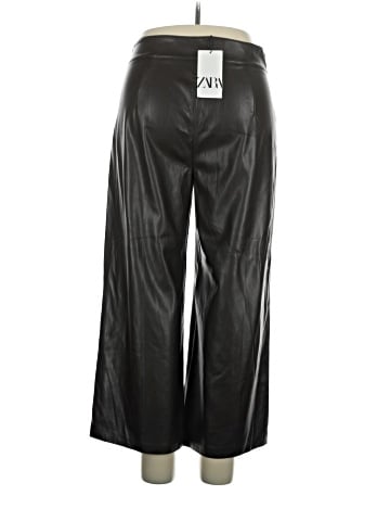 Zara Leather Pants (view 2)