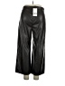 Zara Black Brown Leather Pants Size XL - photo 2