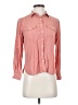Ann Taylor LOFT 100% Rayon Pink Long Sleeve Button-Down Shirt Size S - photo 1