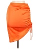 PrettyLittleThing 100% Polyester Solid Orange Casual Skirt Size 6 - photo 2
