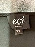 ECI Solid Black Casual Dress Size 2X - photo 7