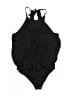 Abercrombie & Fitch 100% Polyester Black Bodysuit Size S - photo 1