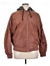 Ci Sono 100% Polyester Solid Brown Windbreaker Size 1X - photo 1