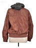 Ci Sono 100% Polyester Solid Brown Windbreaker Size 1X - photo 2