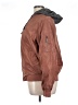Ci Sono 100% Polyester Solid Brown Windbreaker Size 1X - photo 5