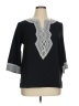 Unbranded Black 3/4 Sleeve Blouse Size XL - photo 1