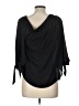 Express 100% Polyester Black 3/4 Sleeve Blouse Size L - photo 2