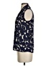 Banana Republic 100% Polyester Blue Sleeveless Blouse Size 0 - photo 5