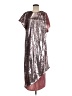 ASOS 100% Polyester Metallic Silver Cocktail Dress Size 6 - photo 1