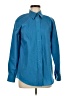 Foxcroft Blue Long Sleeve Button-Down Shirt Size 8 - photo 1