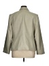 Jones Studio 100% Polyester Solid Tan Ivory Blazer Size 16W - photo 2