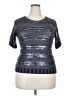 Chico's Metallic Silver Pullover Sweater Size Lg (2) - photo 1