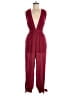 Lulus Solid Burgundy Jumpsuit Size M - photo 1