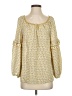 Max Studio Yellow Long Sleeve Blouse Size S - photo 1