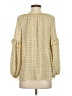 Max Studio Yellow Long Sleeve Blouse Size S - photo 2