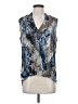 AP.NY Blue Sleeveless Blouse Size S - photo 1