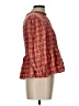 Cato Red 3/4 Sleeve Blouse Size L - photo 4