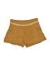 Elevenses 100% Viscose Solid Gold Shorts Size 0 - photo 1