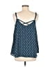 Torrid 100% Polyester Blue Sleeveless Blouse Size Med Plus (00) - photo 2