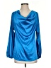 Lyaner Blue Long Sleeve Blouse Size XS - photo 1