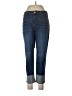 Chico's Argyle Blue Jeans Size 10 - photo 1