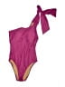 J.Crew Solid Pink One Piece Swimsuit Size 6 - photo 1
