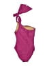 J.Crew Solid Pink One Piece Swimsuit Size 6 - photo 2