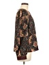 Ann Taylor LOFT Black Long Sleeve Blouse Size M - photo 4
