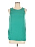 Naked Zebra 100% Polyester Teal Sleeveless Blouse Size M - photo 1