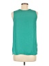 Naked Zebra 100% Polyester Teal Sleeveless Blouse Size M - photo 2