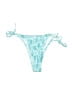 Shein Print Teal Swimsuit Bottoms Size L - photo 1