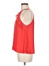Lush 100% Polyester Red Sleeveless Blouse Size M - photo 5