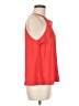 Lush 100% Polyester Red Sleeveless Blouse Size M - photo 4