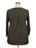 Beacon Black Gray Long Sleeve Blouse Size XXL - photo 2