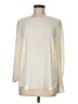Ann Taylor LOFT 100% Polyester Stripes Ivory Long Sleeve Blouse Size M - photo 1