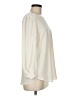 Ann Taylor LOFT 100% Polyester Stripes Ivory Long Sleeve Blouse Size M - photo 4