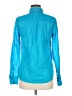 J.Crew 100% Cotton Teal Long Sleeve Blouse Size 6 - photo 2