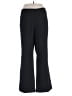 Diane Gilman Solid Black Dress Pants Size L - photo 1