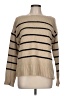 Ann Taylor LOFT Outlet Stripes Tan Pullover Sweater Size L - photo 1