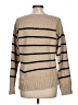 Ann Taylor LOFT Outlet Stripes Tan Pullover Sweater Size L - photo 2