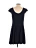 Slate & Willow 100% Poly Solid Blue Casual Dress Size 8 - photo 2