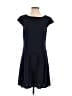Slate & Willow 100% Poly Solid Blue Casual Dress Size 8 - photo 1