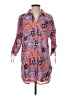 Talbots 100% Cotton Orange 3/4 Sleeve Button-Down Shirt Size XS - photo 1