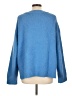 Zara Solid Blue Pullover Sweater Size L - photo 2